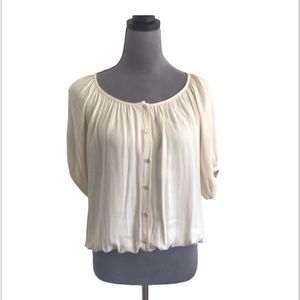 Forever 21 button up bubble blouse.